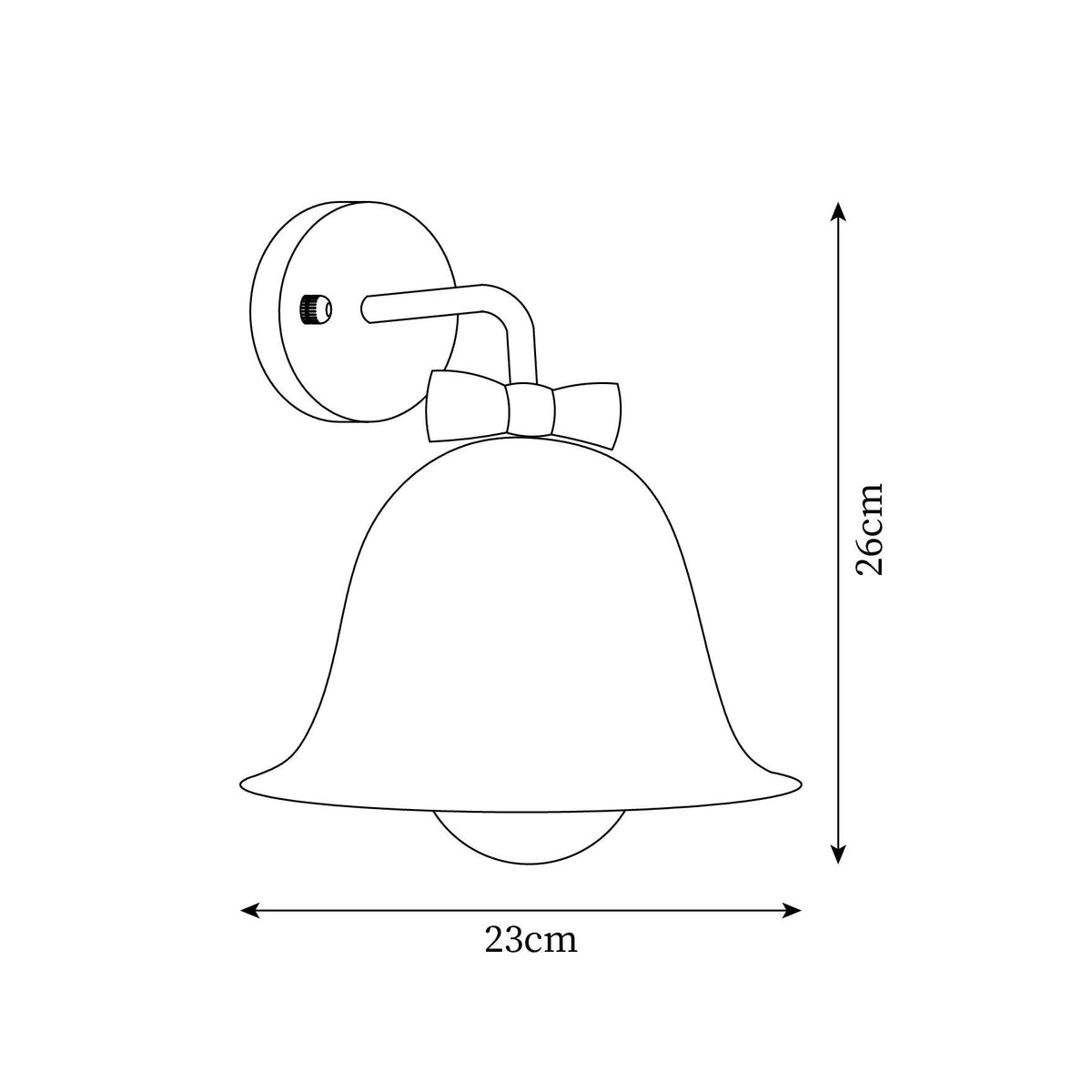 Bells Wandleuchte