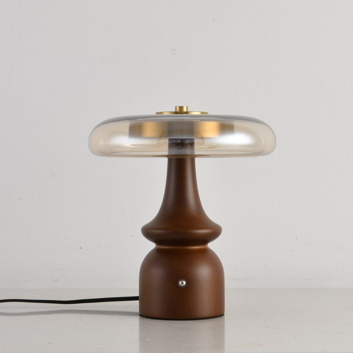 Mushroom Retro-Glas-Tischlampe