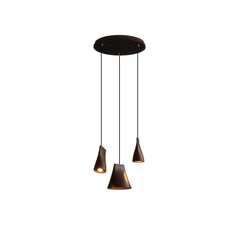 Ivarara asymmetrische Pendelleuchte aus Holz