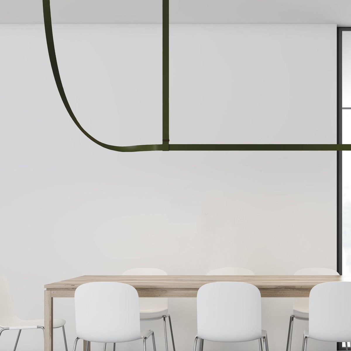 Zaleth moderne Pendelleuchte aus Leder