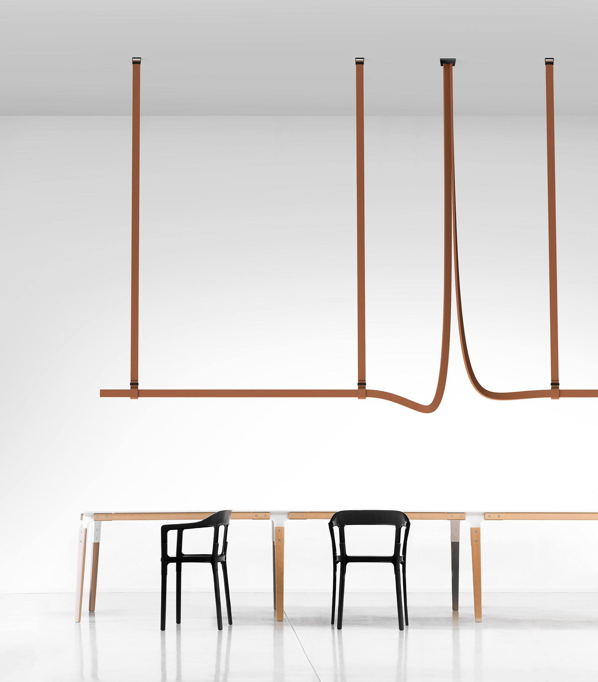 Zaleth moderne Pendelleuchte aus Leder