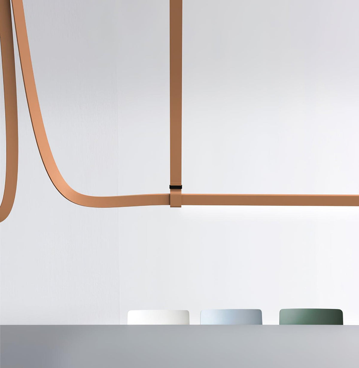 Zaleth moderne Pendelleuchte aus Leder