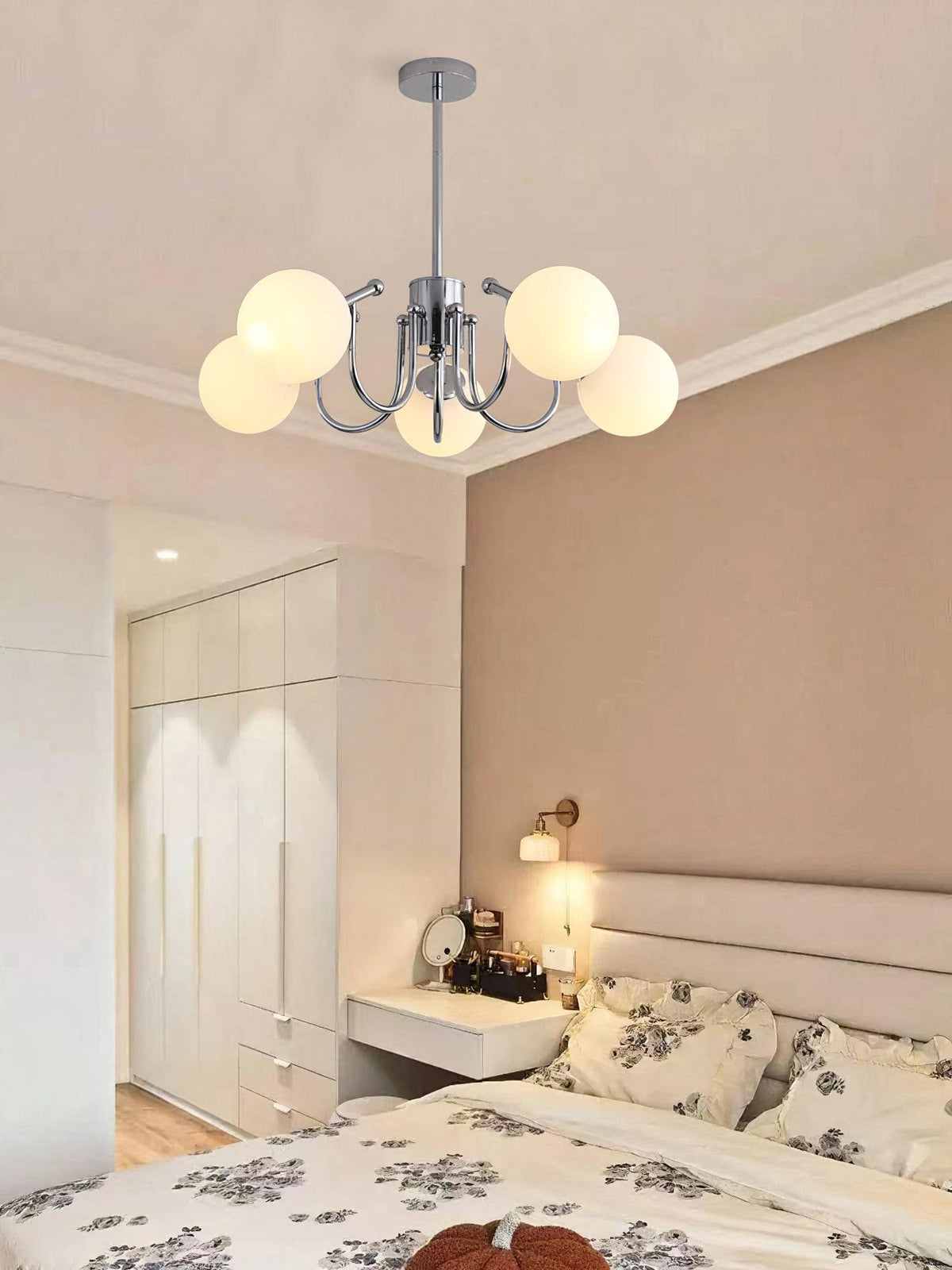Tave Kronleuchter Kugel Chrom modern