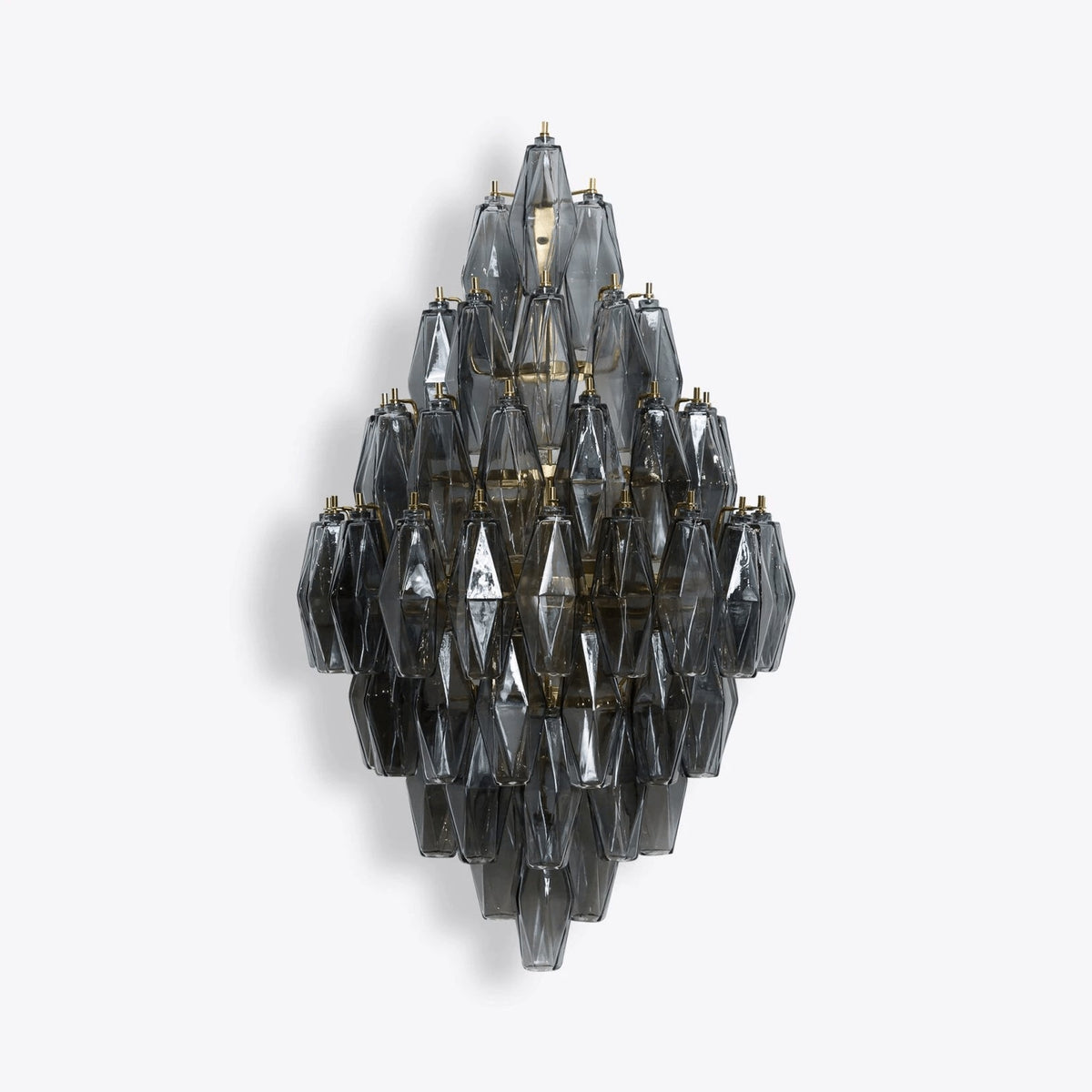 Zyrelis Polyedrische Glas-Wandleuchte