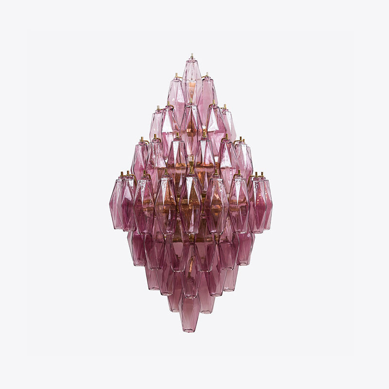 Zyrelis Polyedrische Glas-Wandleuchte