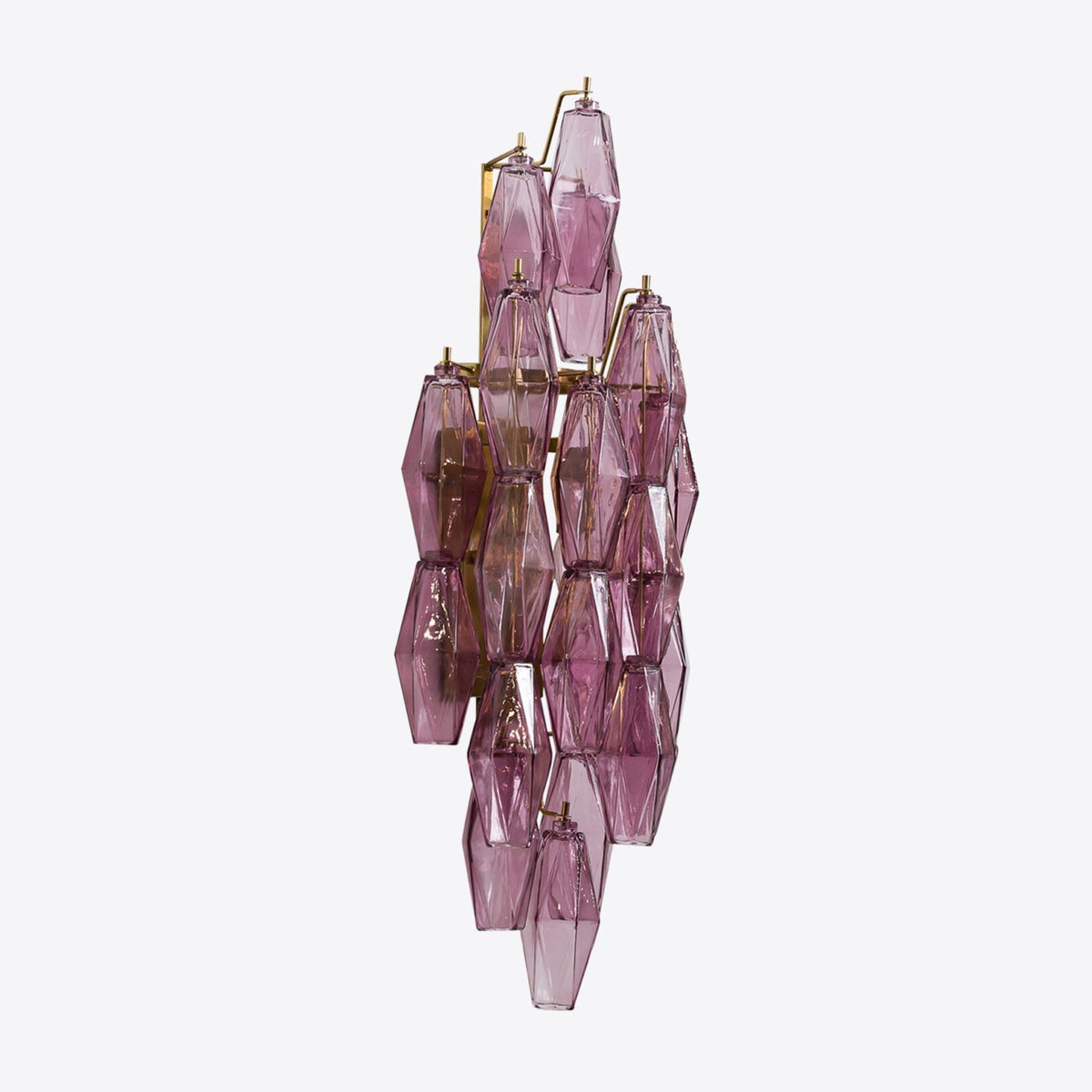Zyrelis Polyedrische Glas-Wandleuchte
