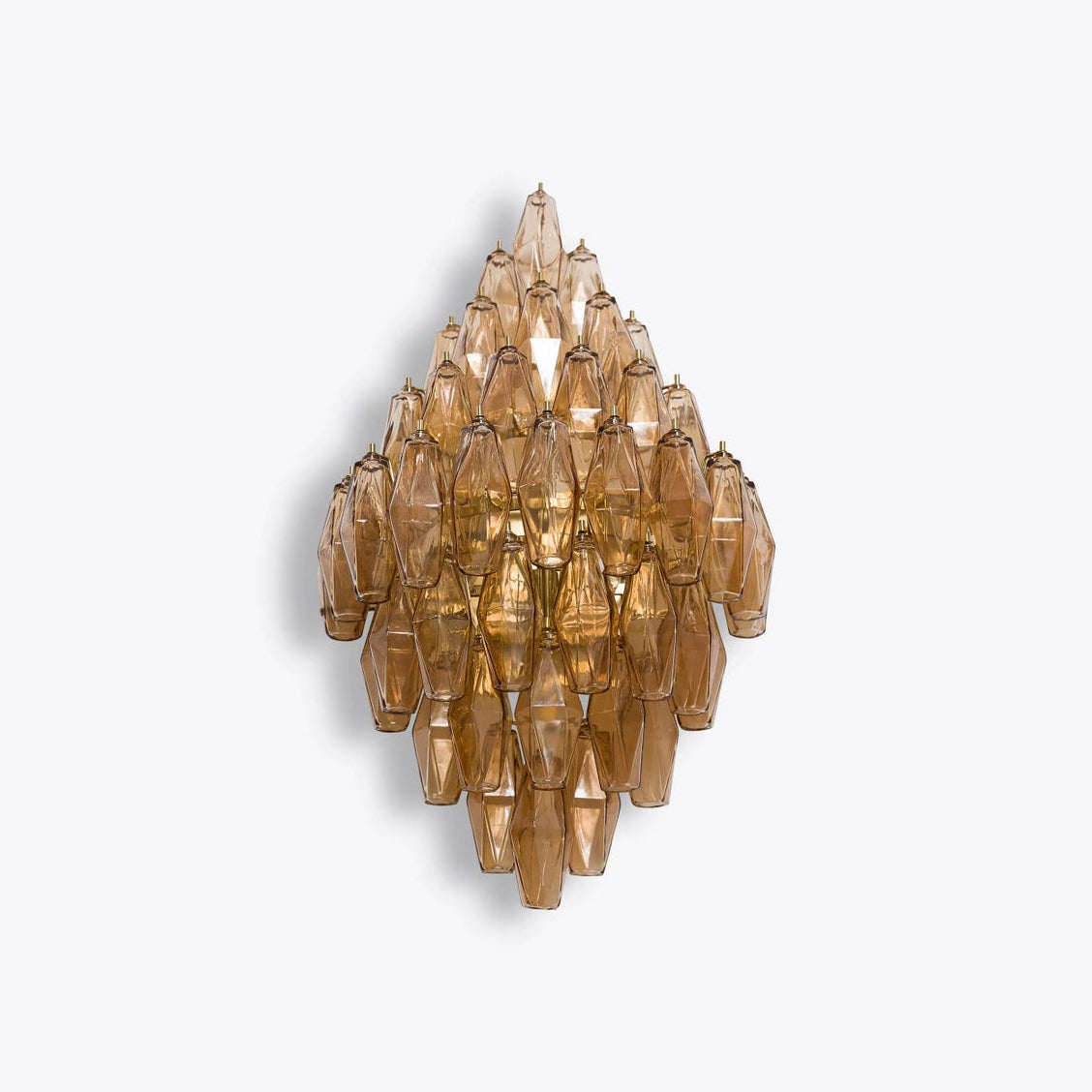 Zyrelis Polyedrische Glas-Wandleuchte