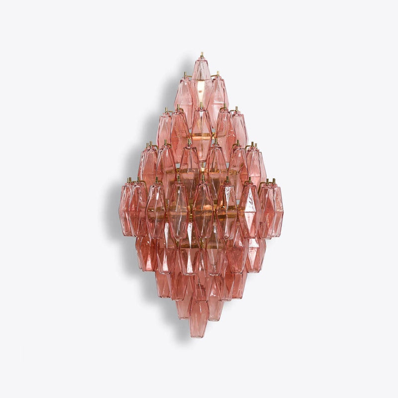 Zyrelis Polyedrische Glas-Wandleuchte