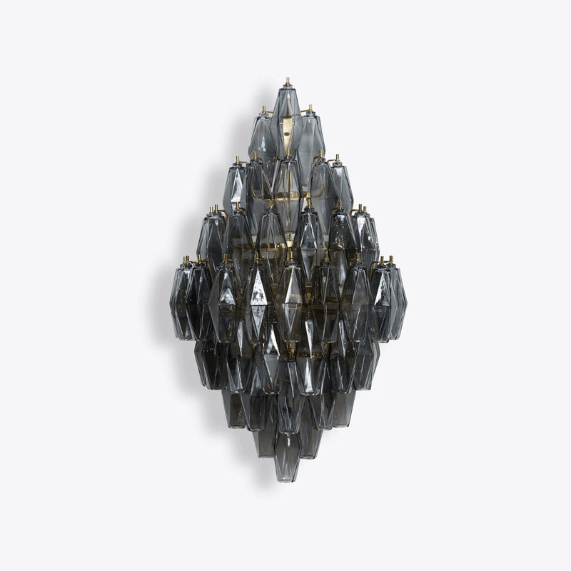 Zyrelis Polyedrische Glas-Wandleuchte