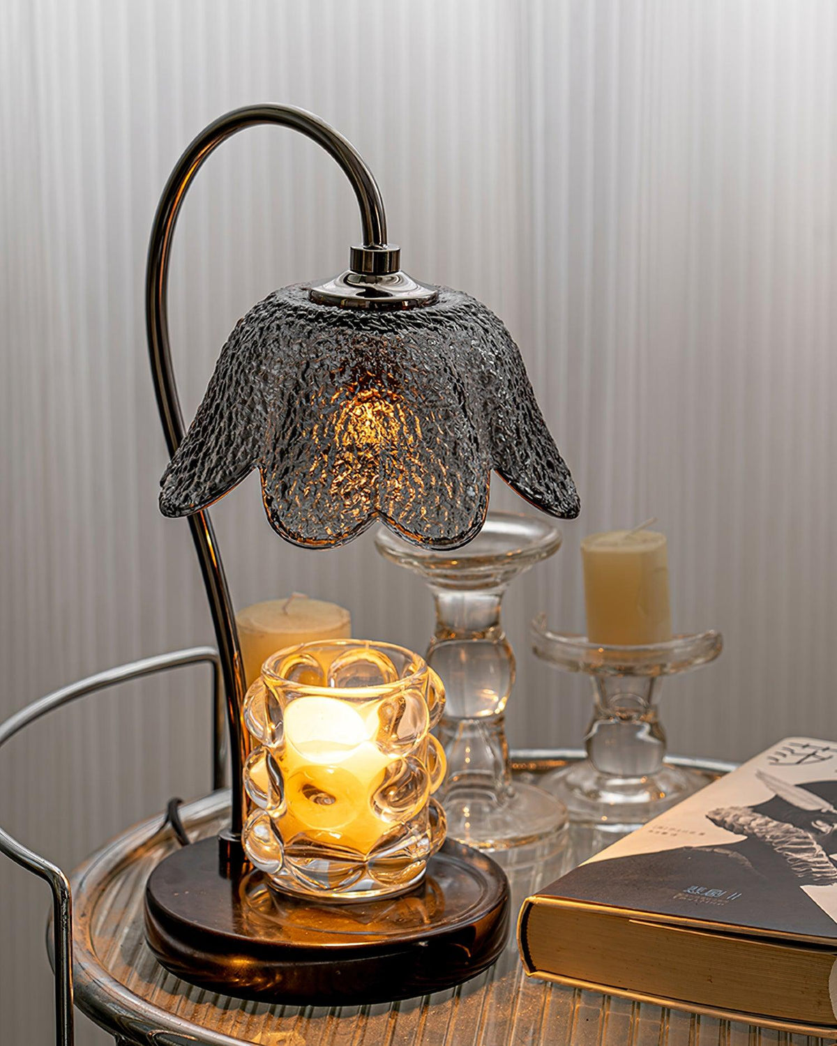 Velivette Kerzenwärmer-Tischlampe