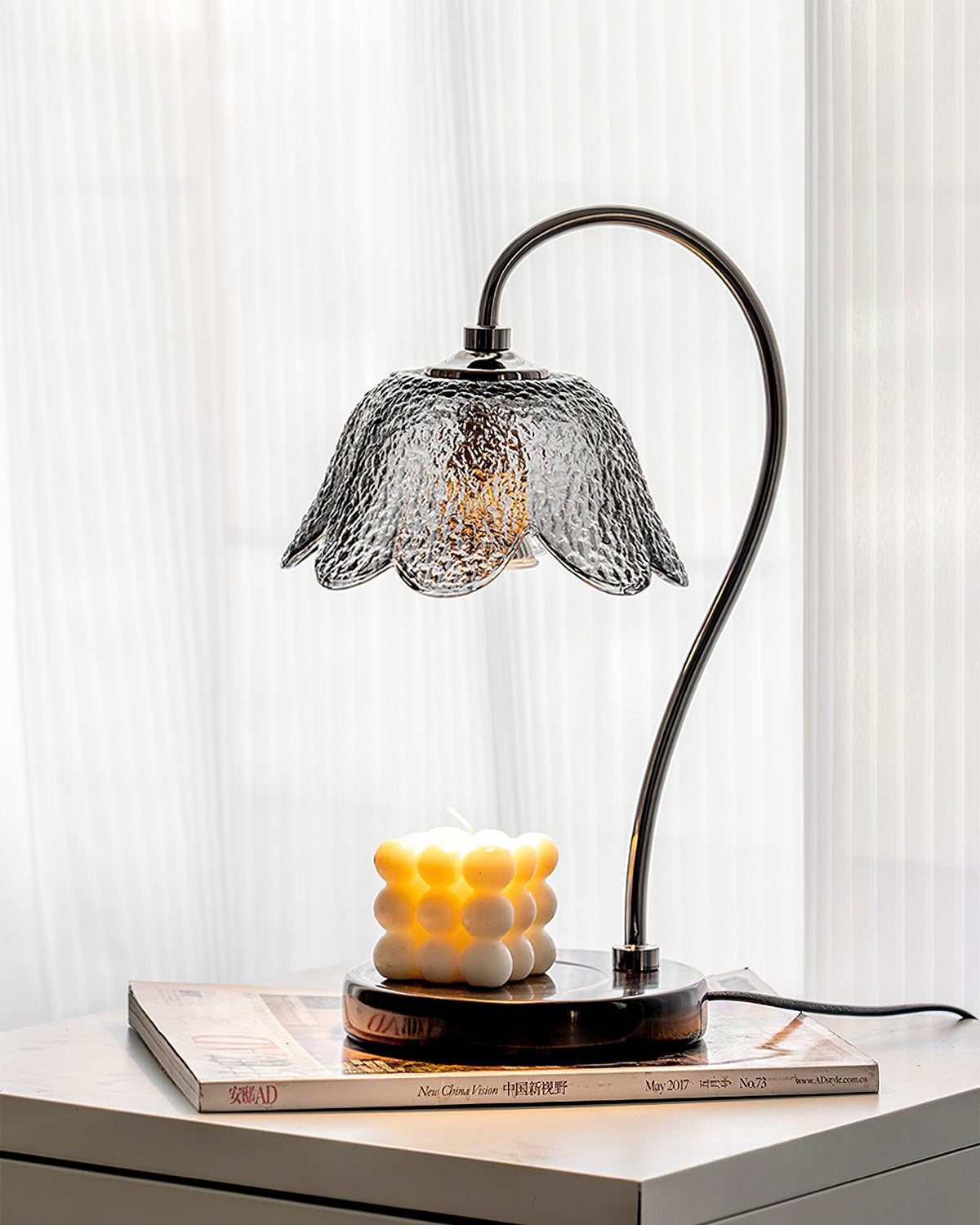 Velivette Kerzenwärmer-Tischlampe