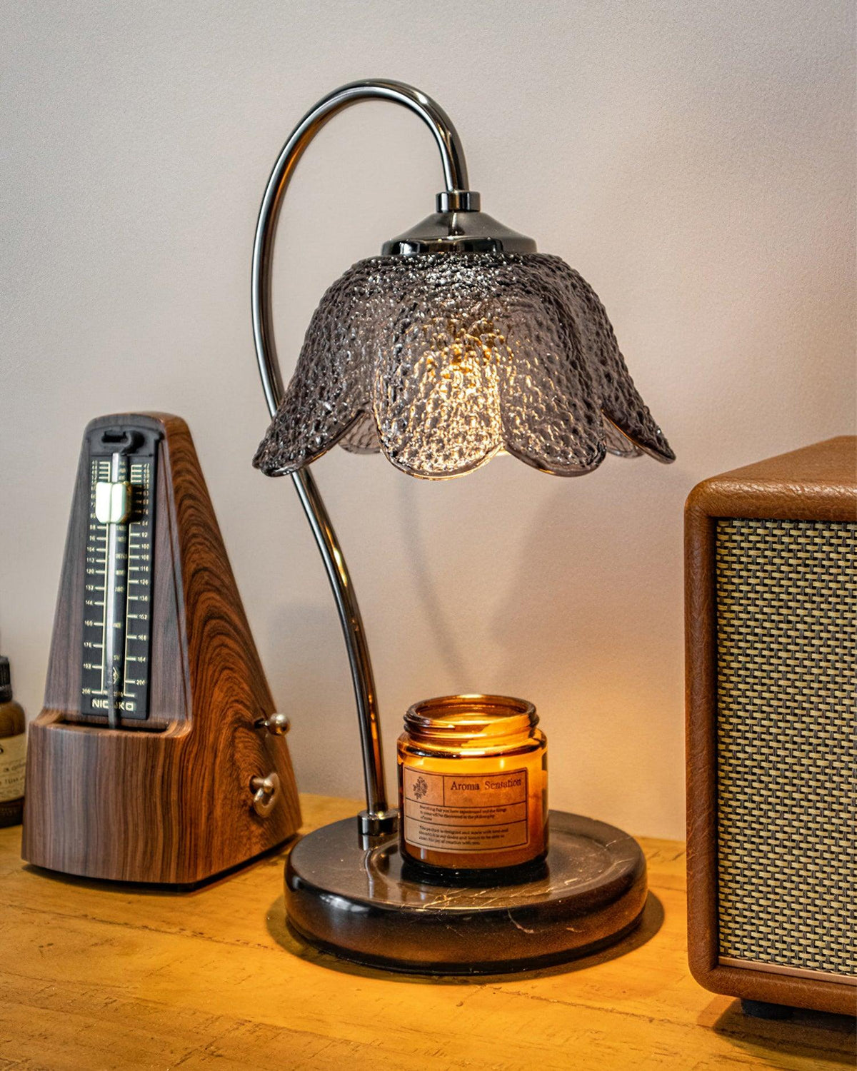 Velivette Kerzenwärmer-Tischlampe
