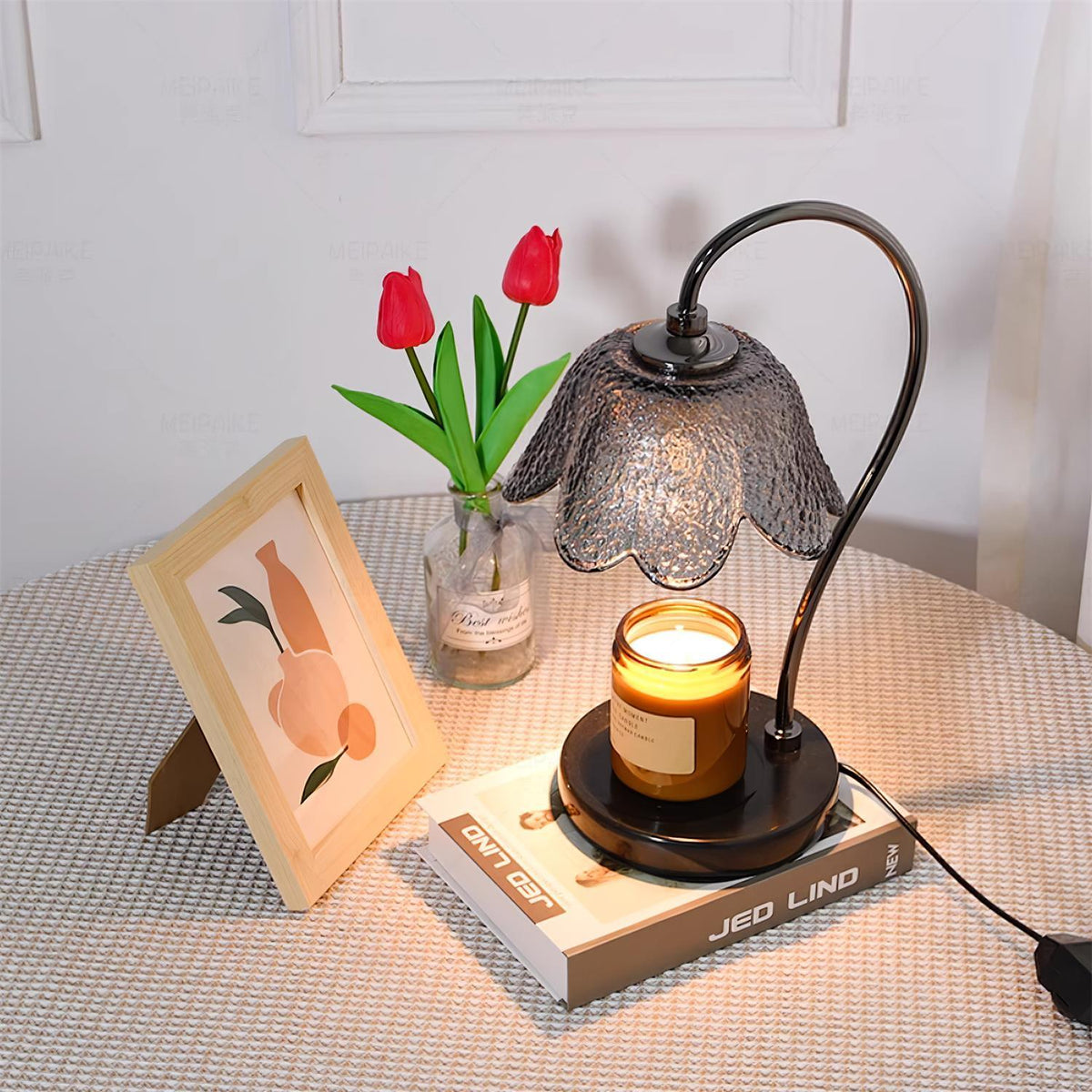 Velivette Kerzenwärmer-Tischlampe