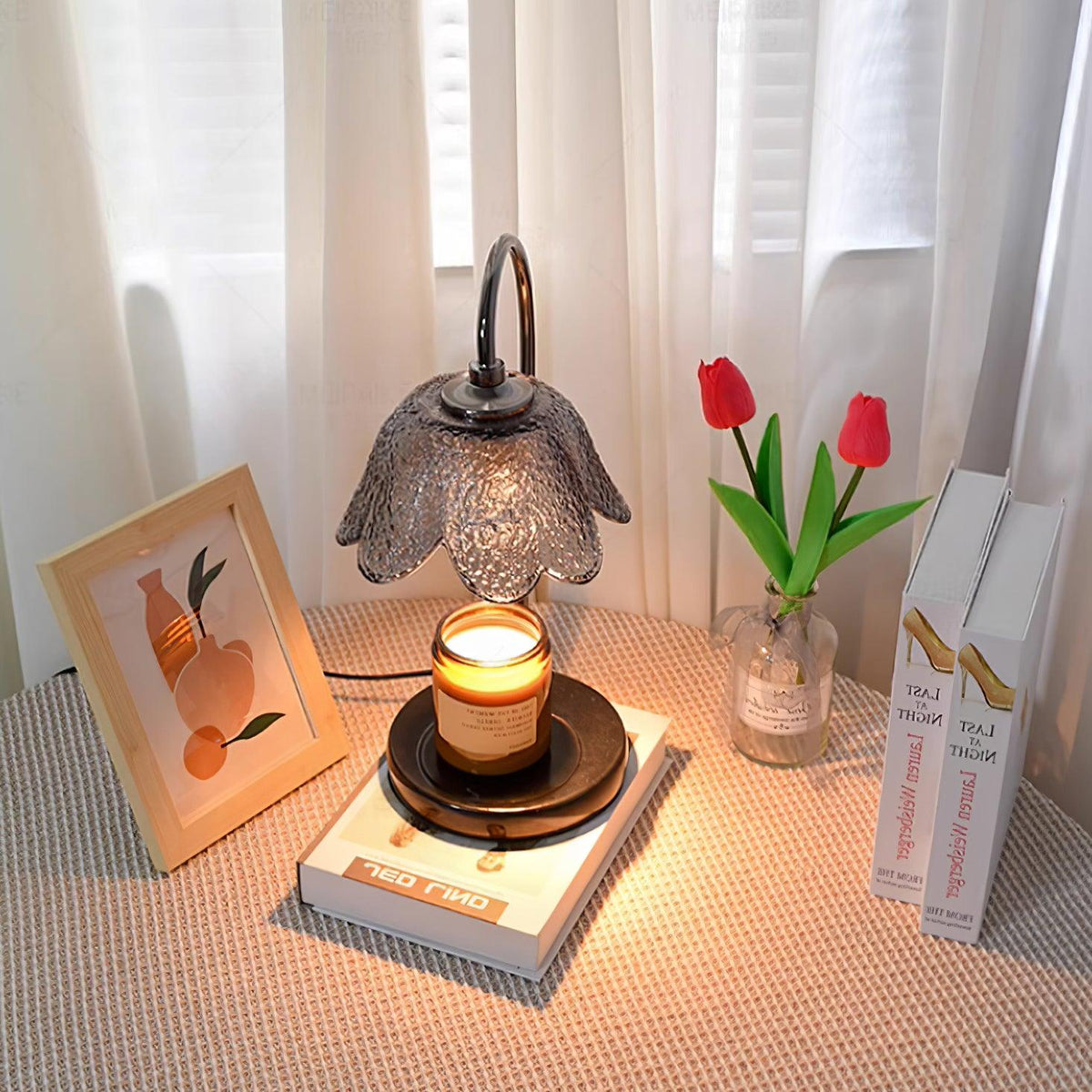 Velivette Kerzenwärmer-Tischlampe