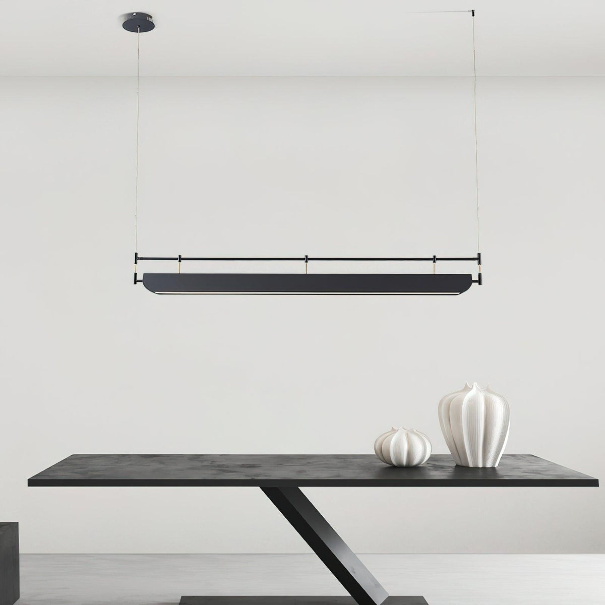 Terianora Kronleuchter Schwarz Dach LED