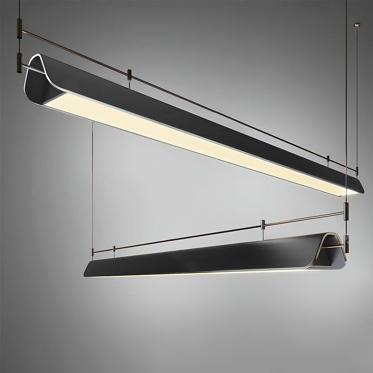 Terianora Kronleuchter Schwarz Dach LED