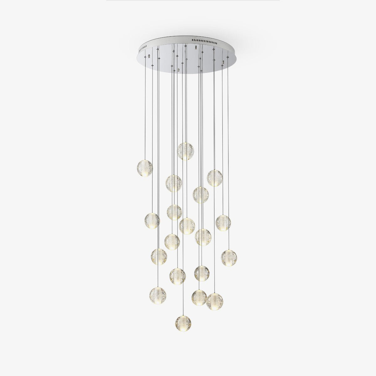 Kristall-Kugel-Cluster-Pendelleuchte
