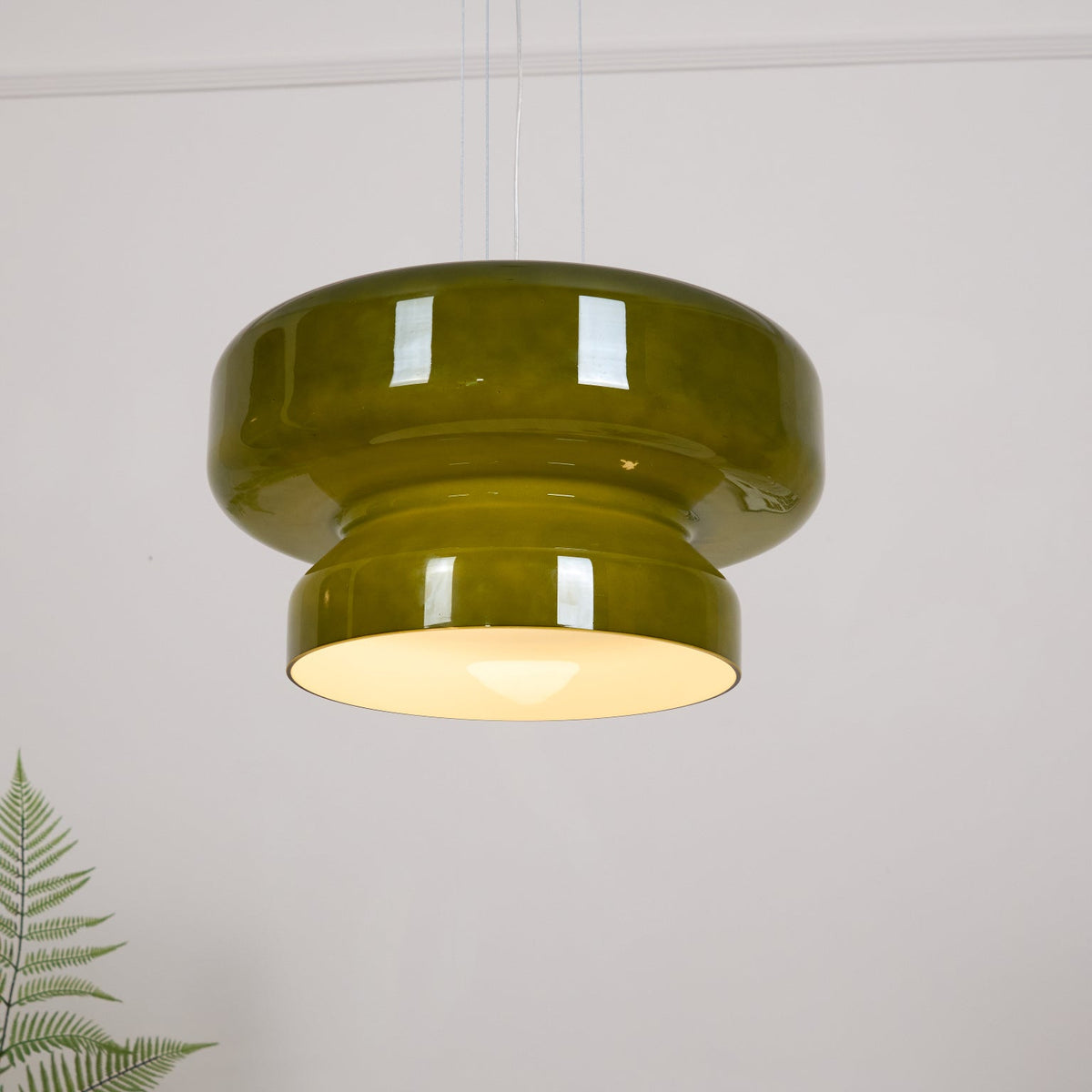 Zerithce Pendelleuchte aus Glas, modern minimalistisch für Wohnzimmer | Cielum