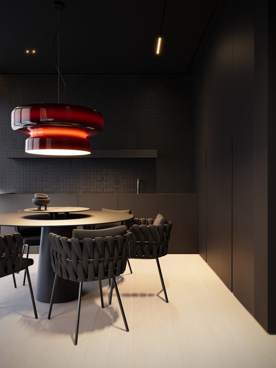Zerithce Pendelleuchte aus Glas, modern minimalistisch für Wohnzimmer | Cielum