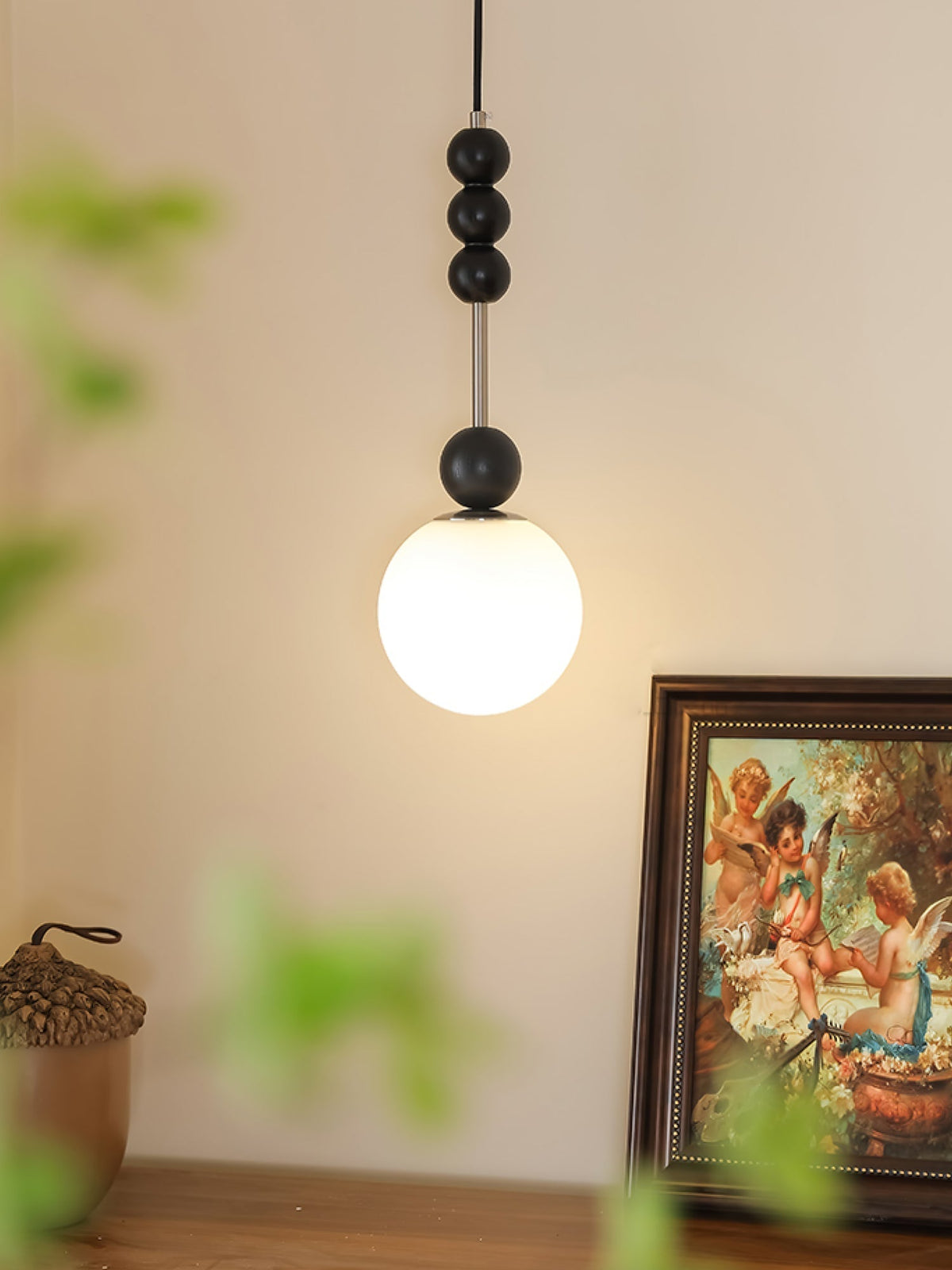 Miraleth Minimalistische Pendelleuchte aus Holz