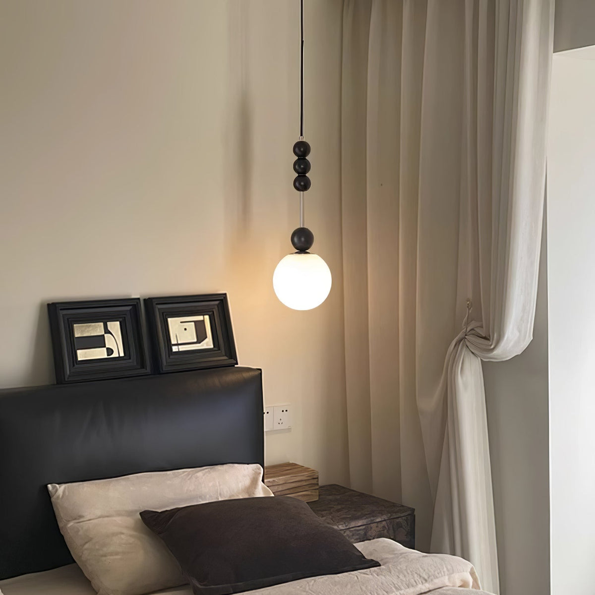 Miraleth Minimalistische Pendelleuchte aus Holz