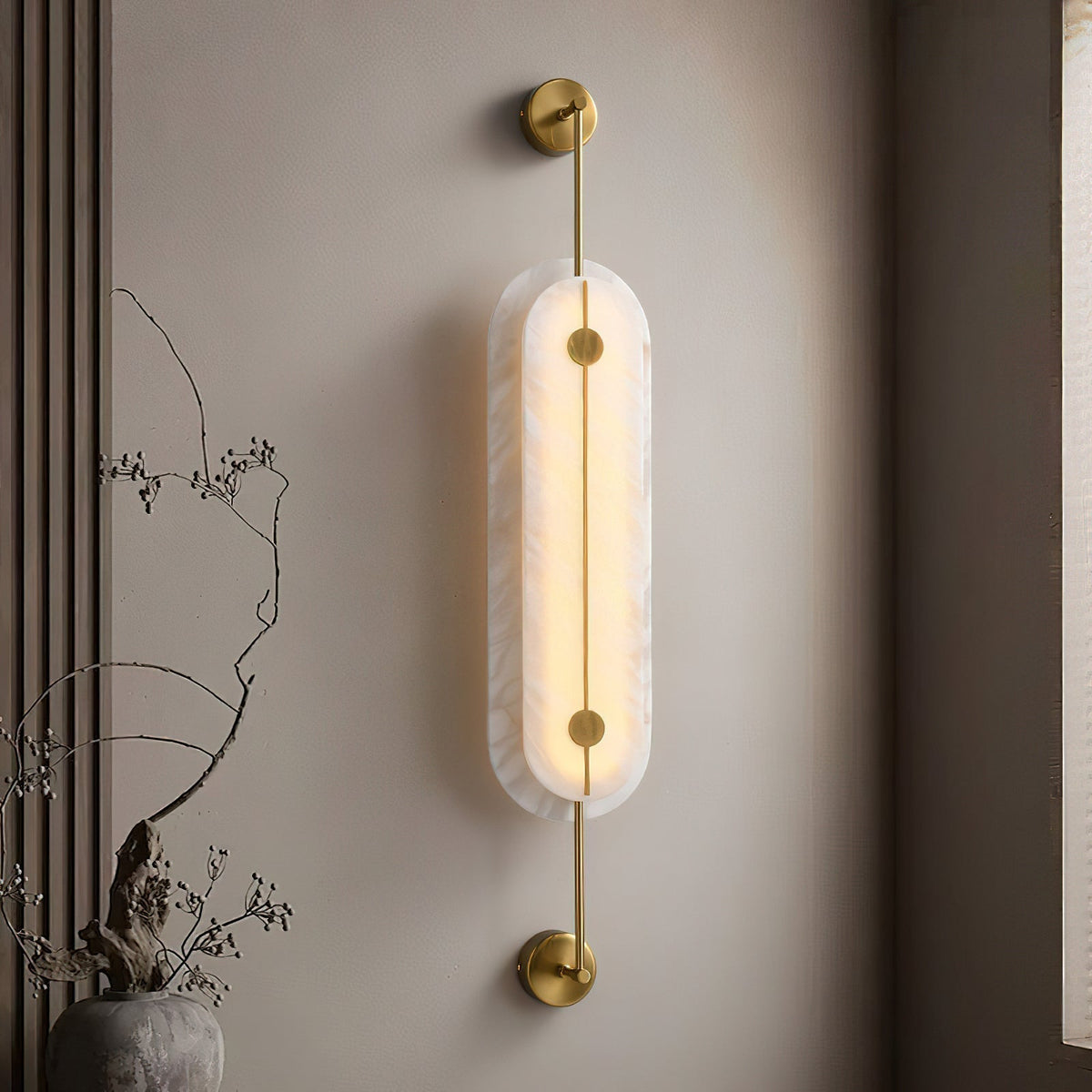 Brace Alabaster Wandleuchte