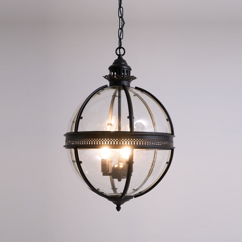 Svelte Vintage Industrial Glas Pendelleuchte