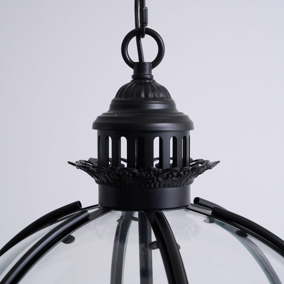 Svelte Vintage Industrial Glas Pendelleuchte
