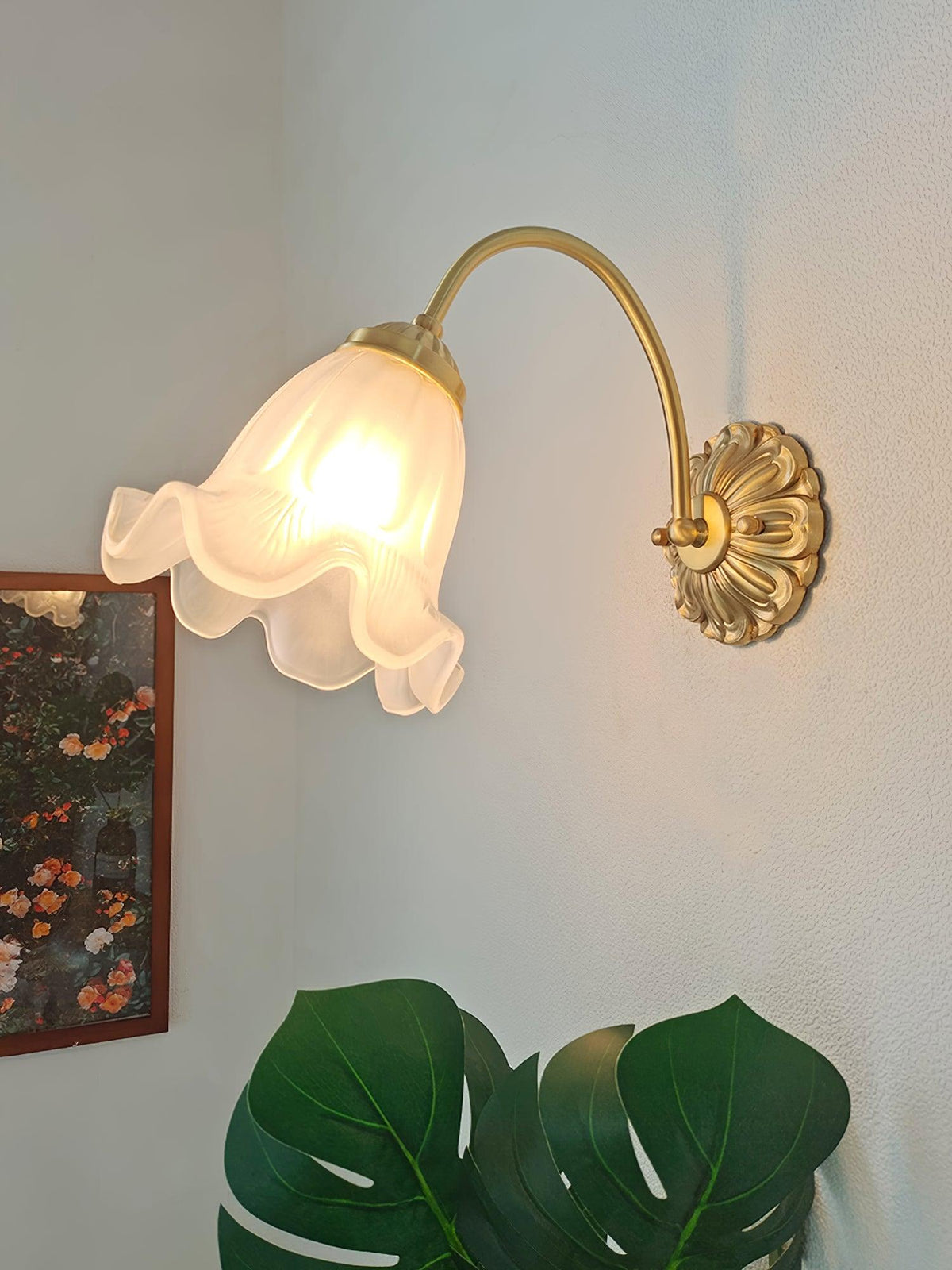 Celereria Vintage-Glas-Wandleuchte
