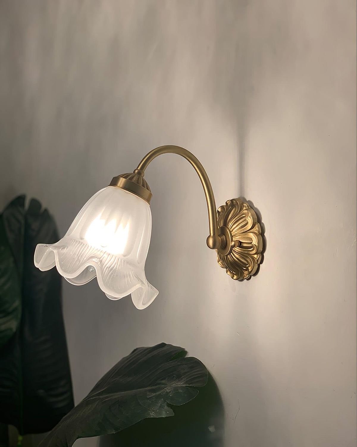 Celereria Vintage-Glas-Wandleuchte