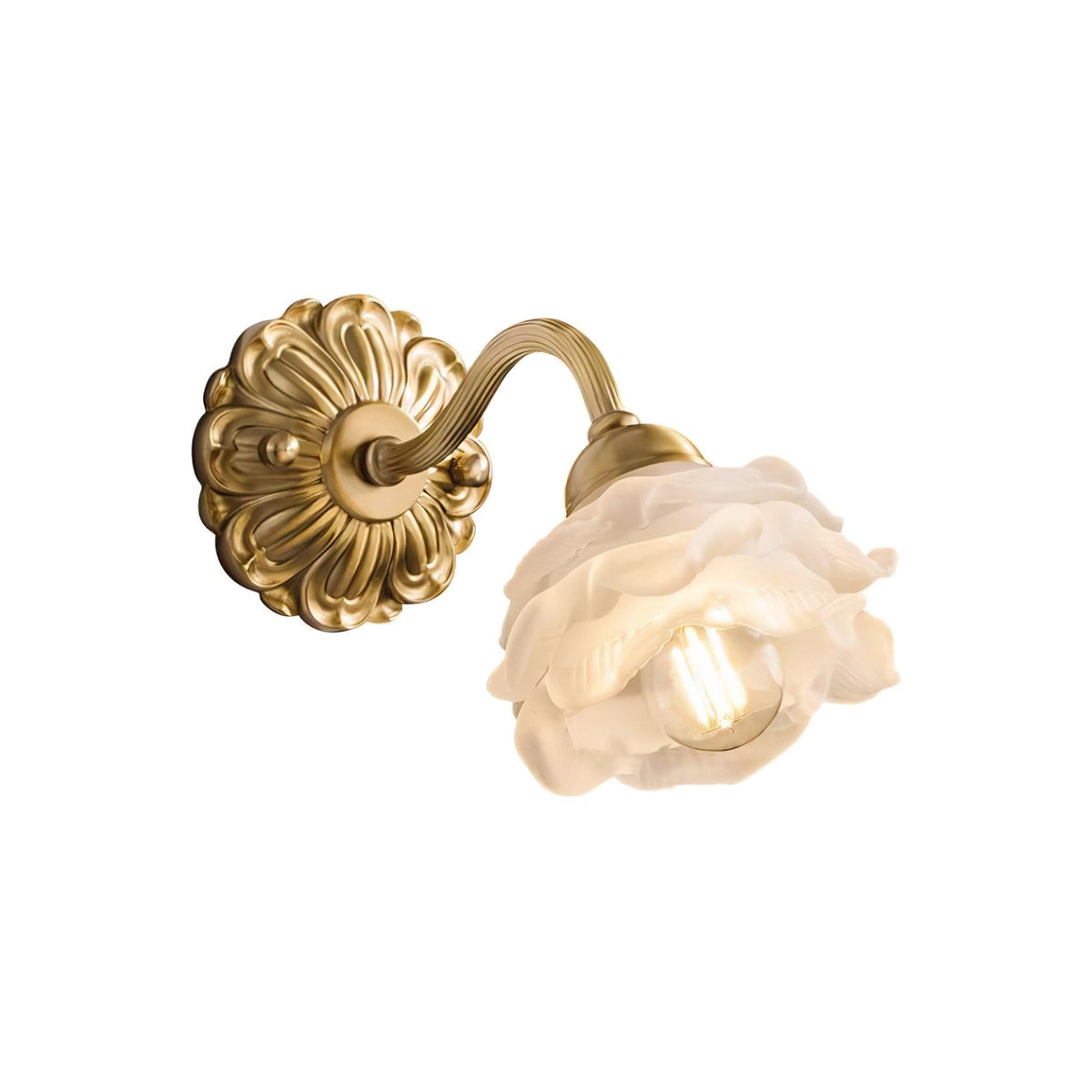 Palo Messing-Blumenmuster-Luxus-Wandleuchte