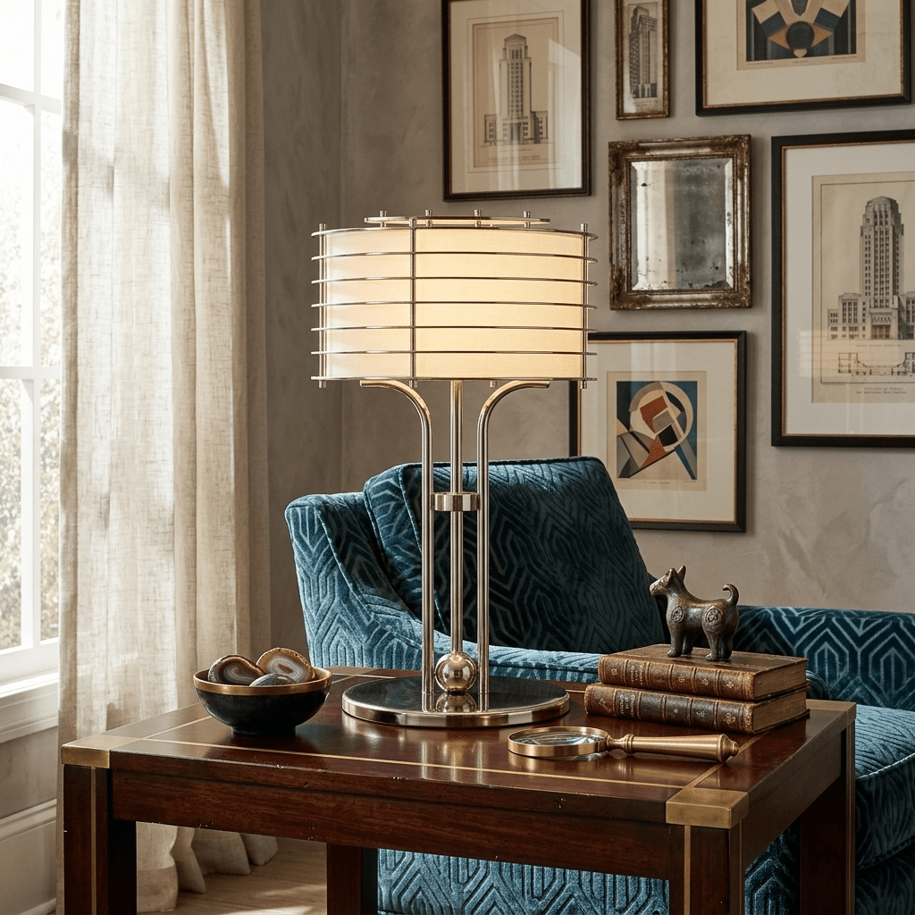Maxence Bravon Linear Cage Tischleuchte