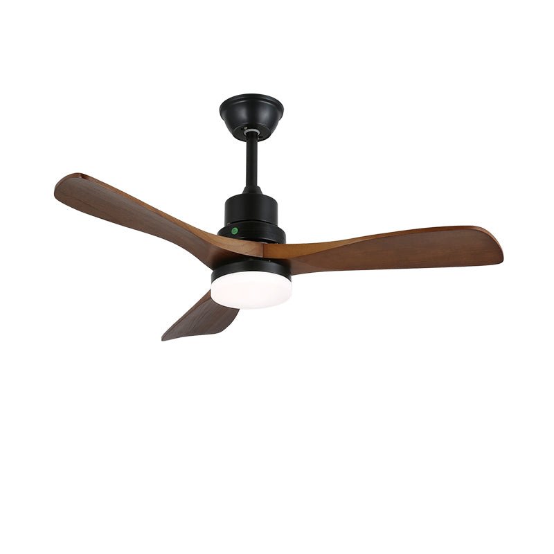 Rininena Deckenventilator mit Beleuchtung aus Holz