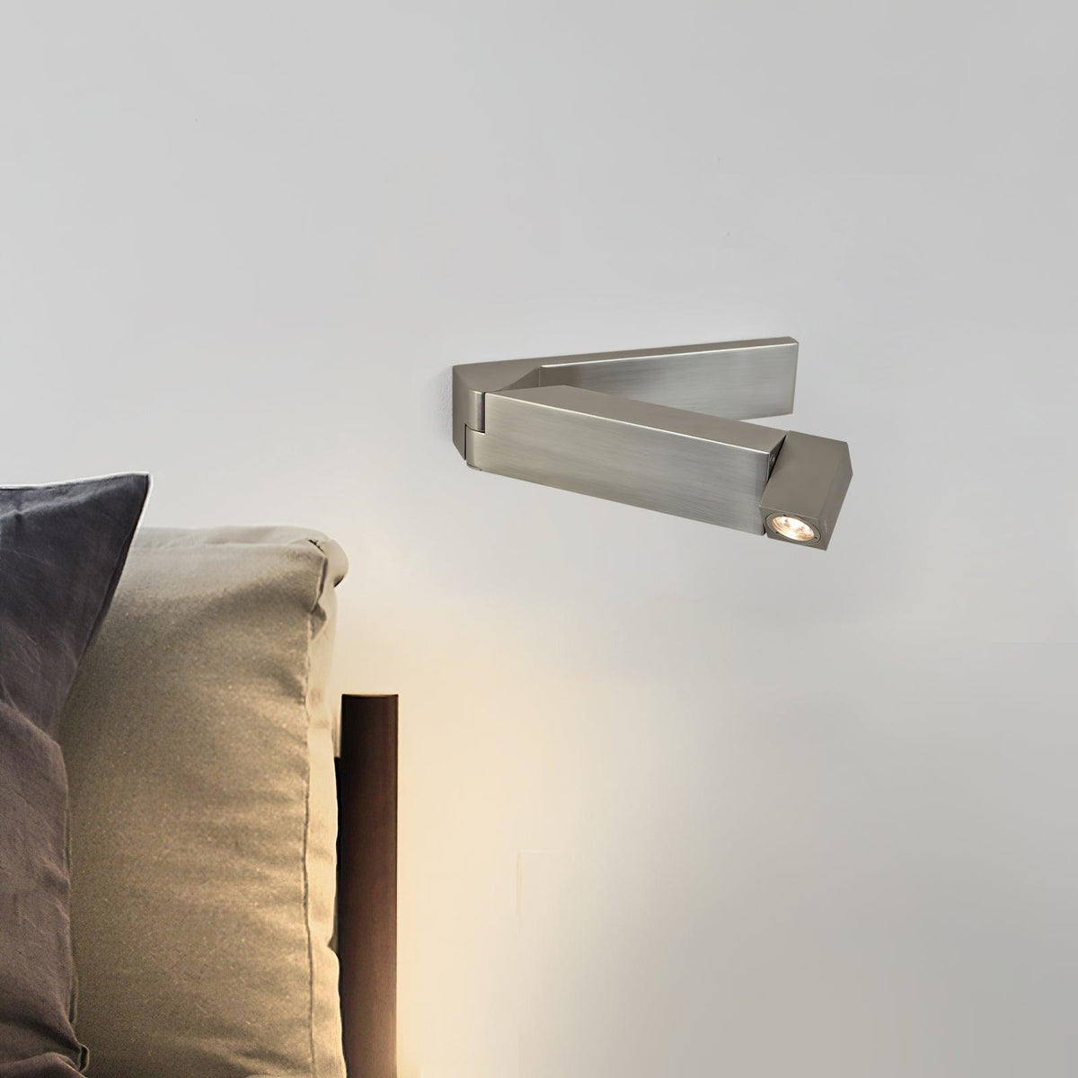LED-Wandleuchte Aluminiumlegierung Körper Matt Schwarz Nickel Minimalistisch