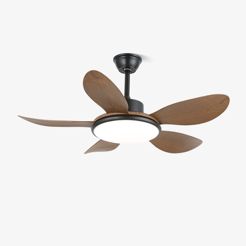 Tirenor Deckenventilator mit Beleuchtung aus Holz