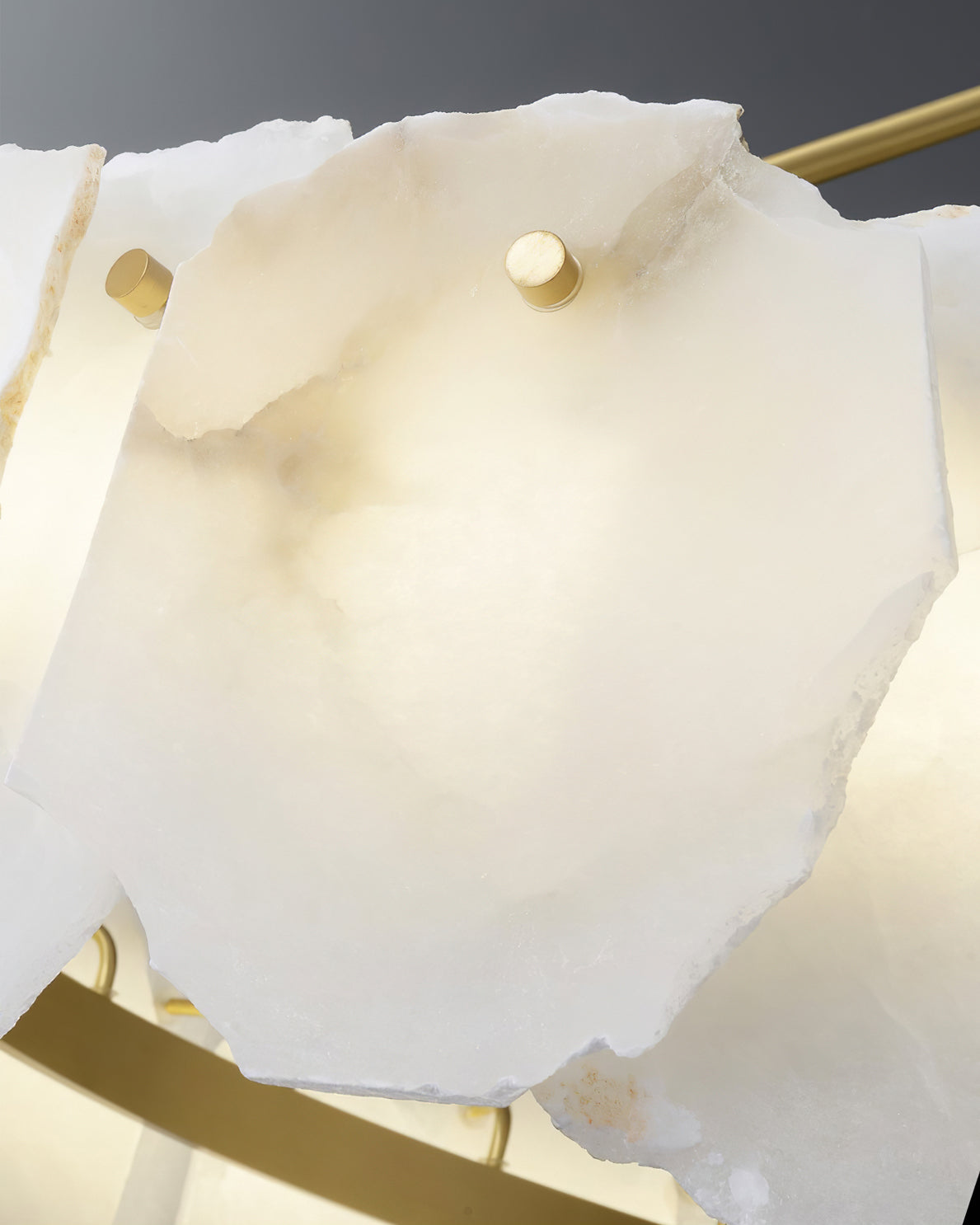 Telen Kronleuchter Alabaster mehrschichtige Halo