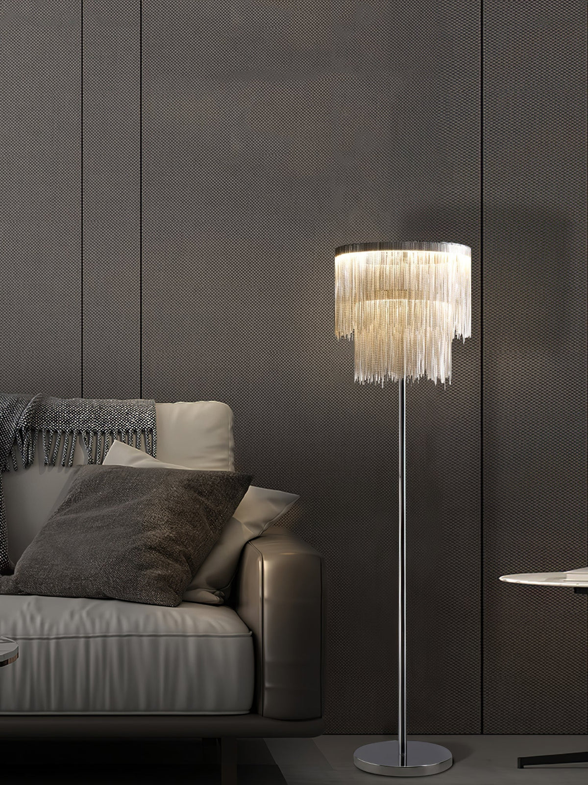 Fringe Cadena Tassel Stehleuchte