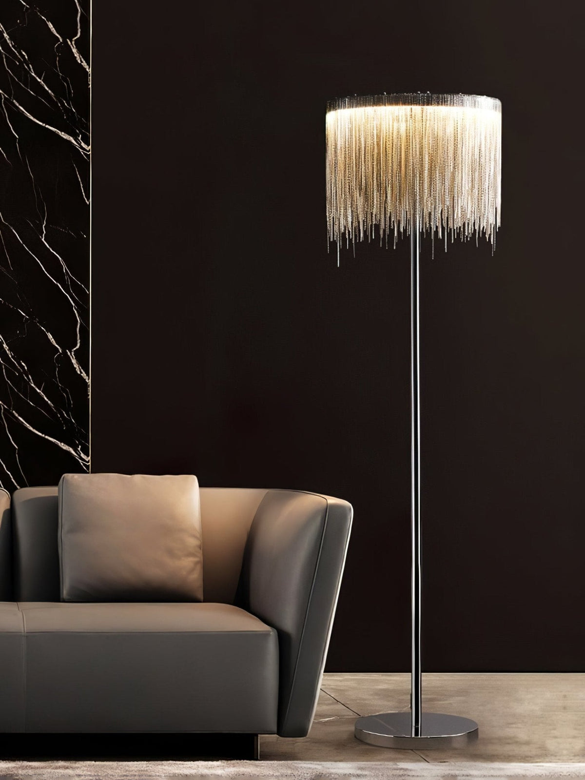 Fringe Cadena Tassel Stehleuchte