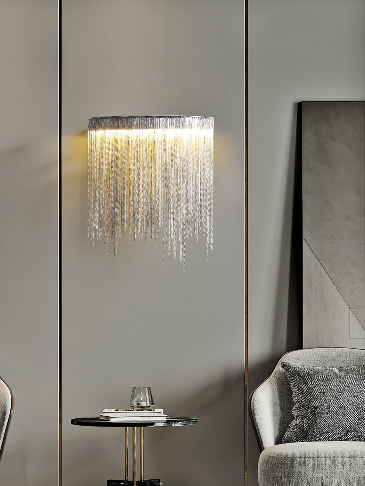 Gove Steel elegante Wandleuchte
