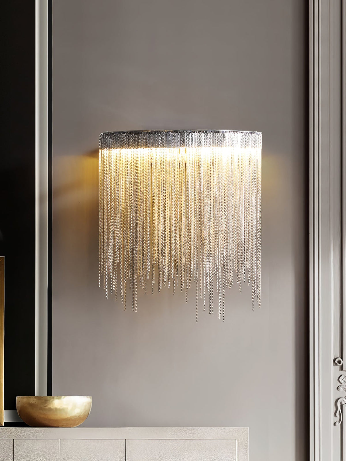 Gove Steel elegante Wandleuchte
