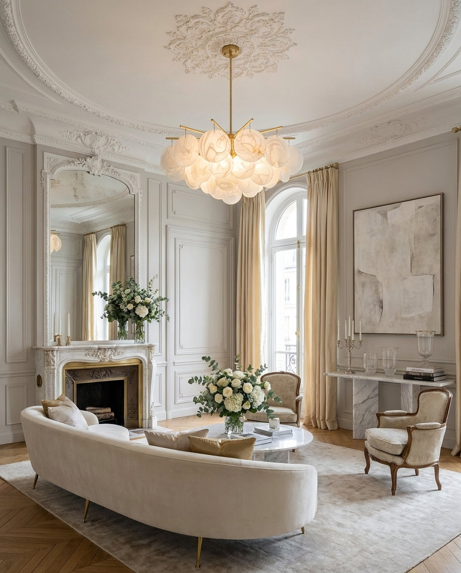 Everstone Alabaster-Kronleuchter