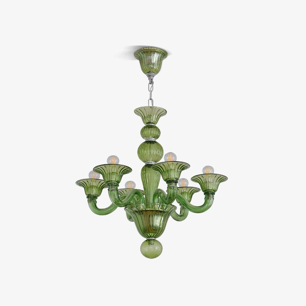 Vase Kronleuchter Murano-Glas Exotisch