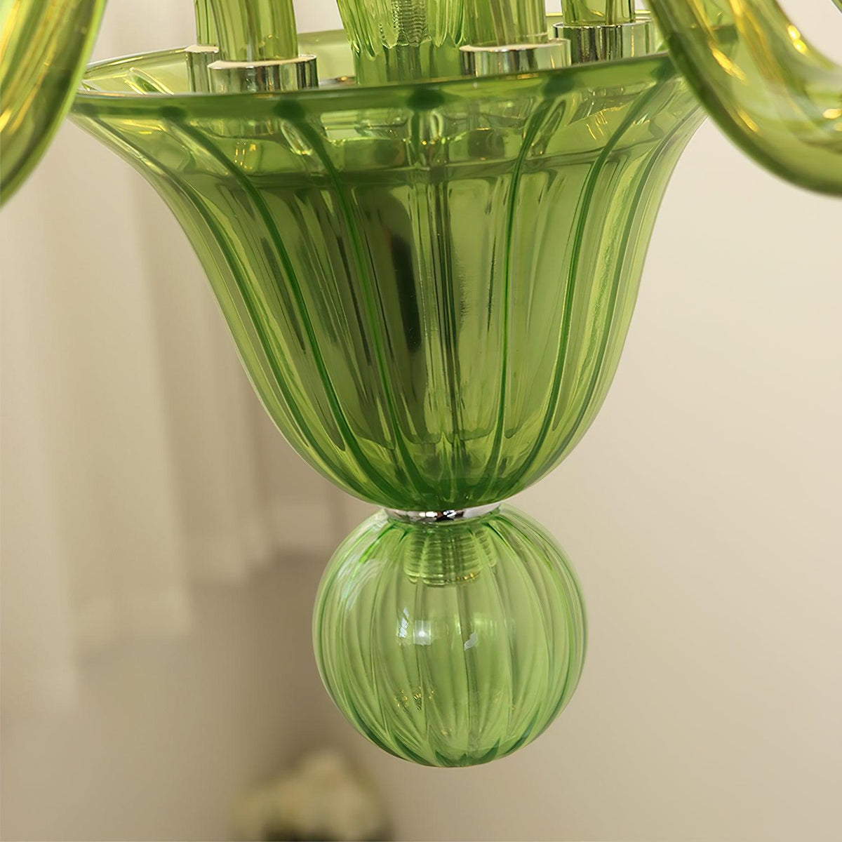 Vase Kronleuchter Murano-Glas Exotisch