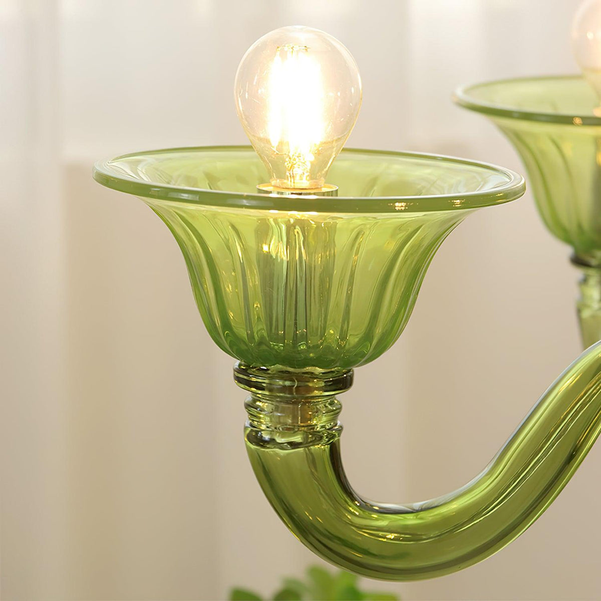 Vase Kronleuchter Murano-Glas Exotisch