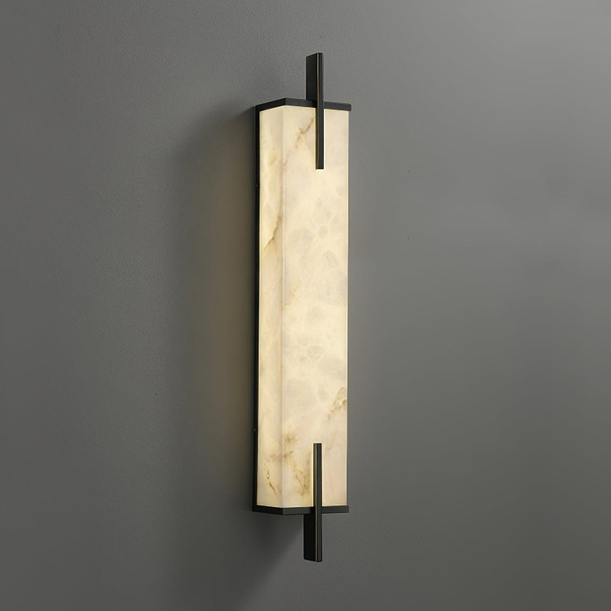 Komino rechteckige Wandleuchte aus Alabaster