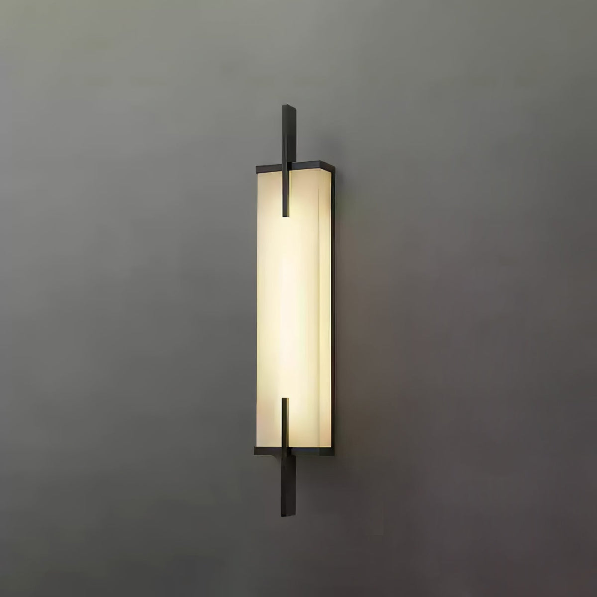 Komino rechteckige Wandleuchte aus Alabaster