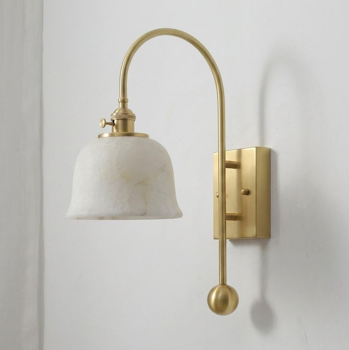 Jarrowhurst Alabaster-Wandleuchte