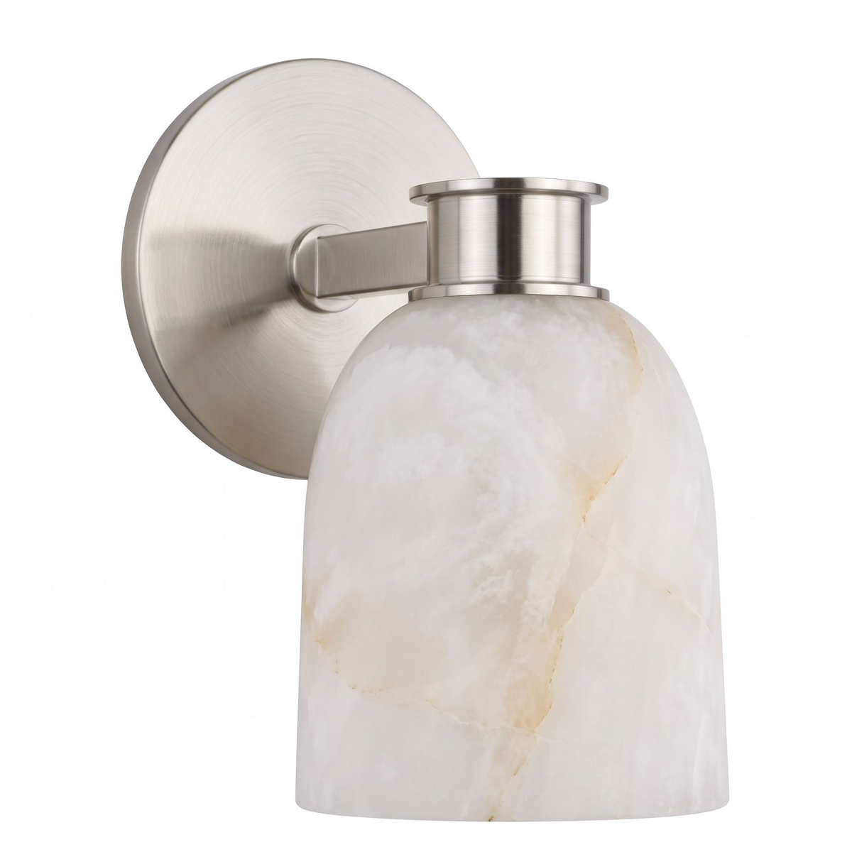 Quenstone Alabaster-Wandleuchte
