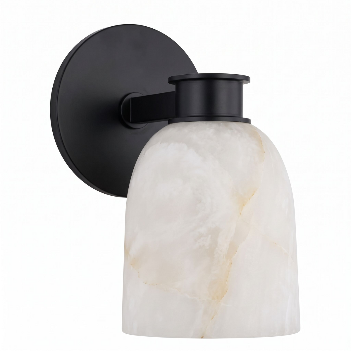 Quenstone Alabaster-Wandleuchte