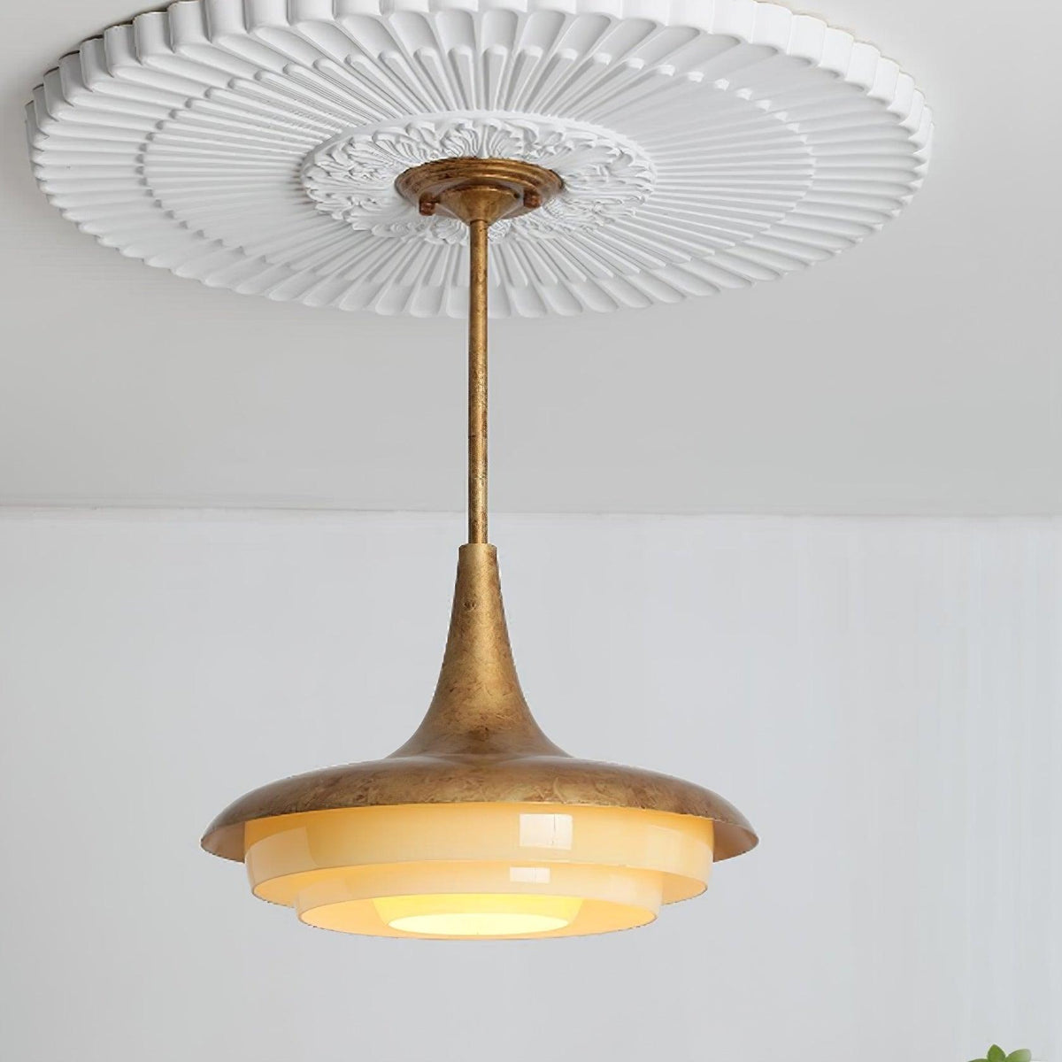 Liorinine Mid-Century-Moderner Pendelleuchte aus Glas